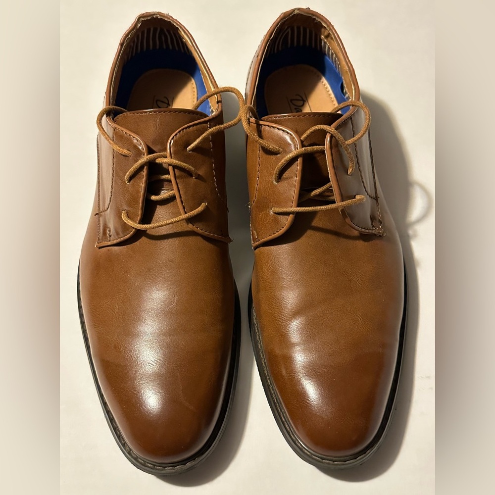 Elegant Brown Leather Derbys